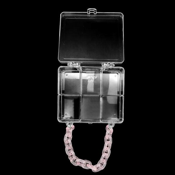 caixa organizadora rosa ro152549 grade